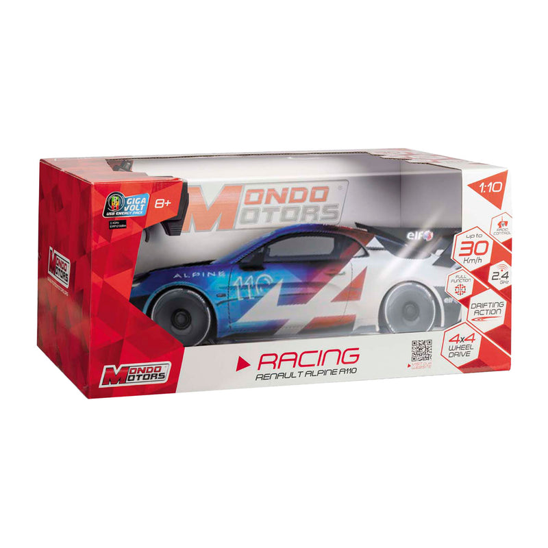 Load image into Gallery viewer, Mondo motors rc bestuurbare auto - renault alpine gt4 drifting, schaal 1:10

