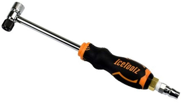 IceToolz compressor handle with quick coupling EURO