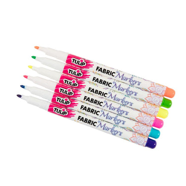 Tulip • fabric markers fine neon 6pcs