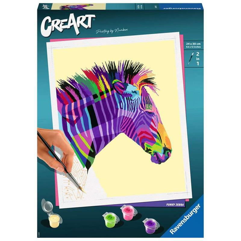 Load image into Gallery viewer, Ravensburger creart zebra
