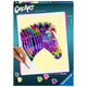Ravensburger creart zebra - schilderen op nummer voor volwassenen - hobbypakket