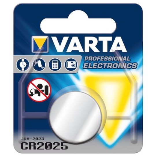 Varta button cell battery cr2025