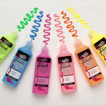 Tulip • 3d textielverf 37ml neon 6st.