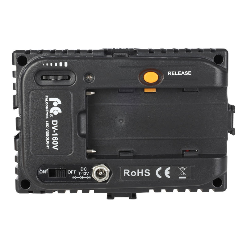 Load image into Gallery viewer, Falcon eyes led lamp set dimbaar dv-160v-k2 incl. accu
