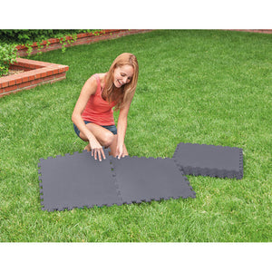 Intex vloertegels grijs 50x50x0,5cm 8st=1,9m2