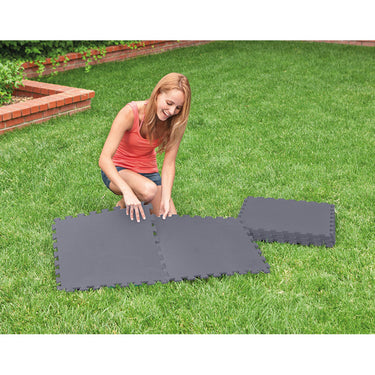 Intex vloertegels grijs 50x50x0,5cm 8st=1,9m2