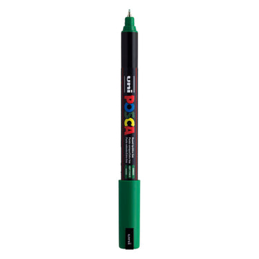 Uni posca marker pc-1mr donkergroen - extra fine 0,7mm