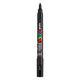 Uni posca pc3m acrylmarker zwart - ronde punt tot 1,3 mm