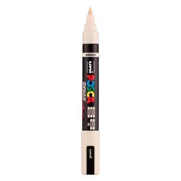 Uni posca brushmarker pc5br beige - brushpunt 1-4 mm