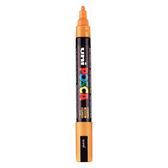 Uni posca verfmarker pc5m oranje - conische punt 2,5 mm