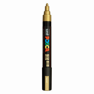 Uni posca verfmarker pc5m goud - conische punt 2,5 mm
