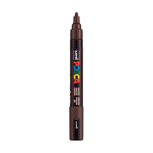 Uni posca verfmarker 5m donkerbruin