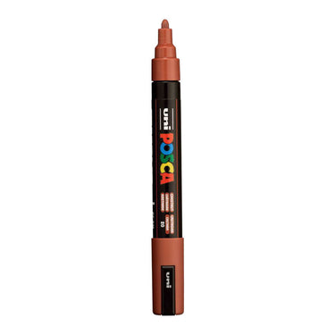 Uni posca verfmarker 5m ronde kastanje