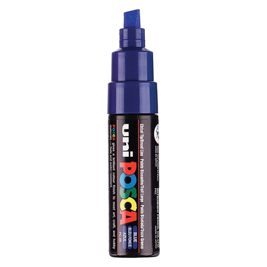 Uni posca verfmarker 8k donkerblauw