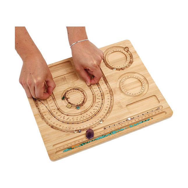 Load image into Gallery viewer, Graine creative graine houten sieradenbord 35 x 28,5 cm
