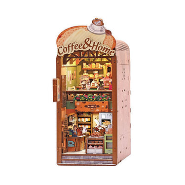 Graine creative graine 3d scene cosy coffee book nook modelbouwpakket