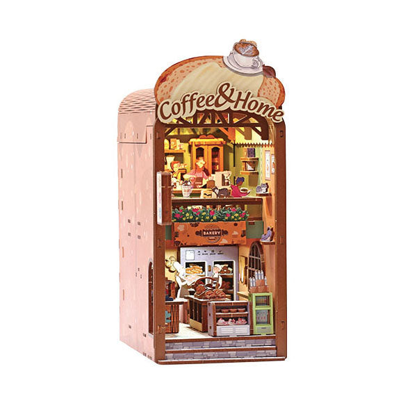 Load image into Gallery viewer, Graine creative graine 3d scene cosy coffee book nook modelbouwpakket

