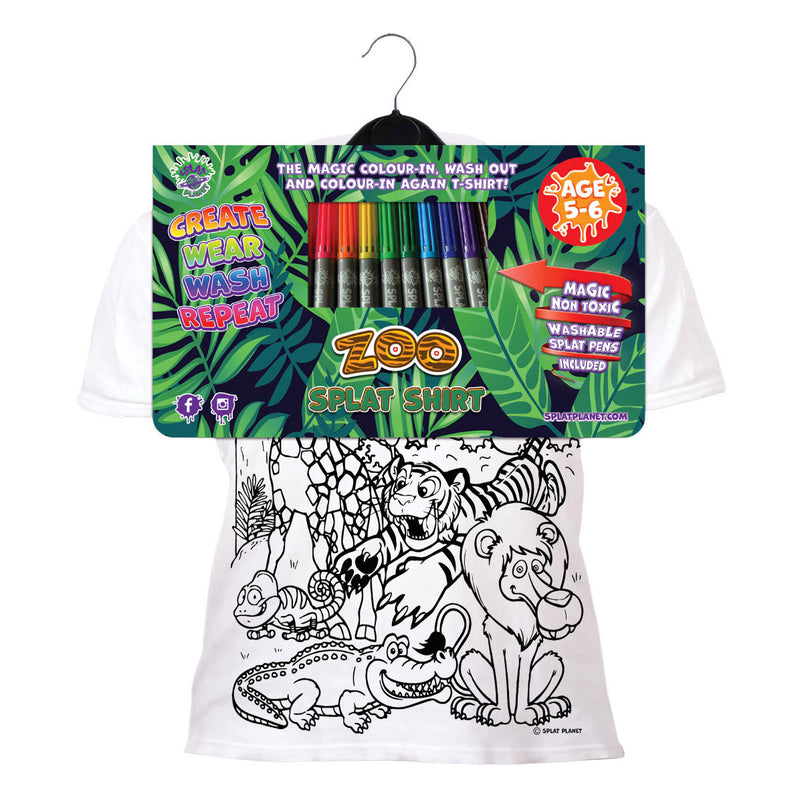 Load image into Gallery viewer, Splat planet t-shirt kleuren set zoo 3 - 4 jaar
