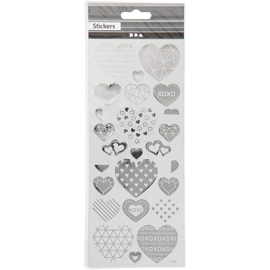Https: www.cchobby.nl stickers-harten-vel-10x24-cm-ca-25-stuk-zilver-1-vel