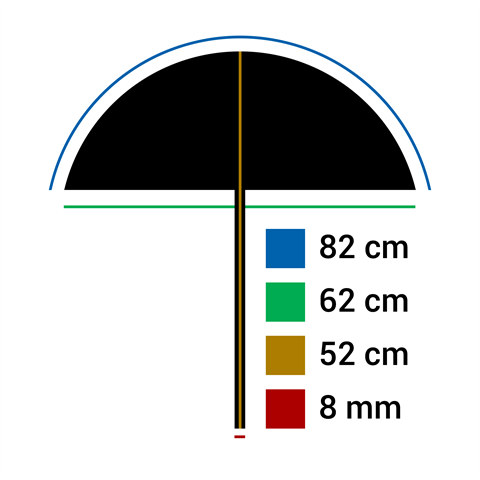 Load image into Gallery viewer, Falcon Eyes Softbox Paraplu Reflectie U-32 82 cm
