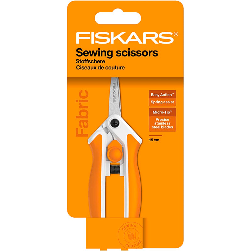Load image into Gallery viewer, Https: www.cchobby.nl fiskars-soft-touch-schaar-l-15-cm-micro-spids-1-stuk

