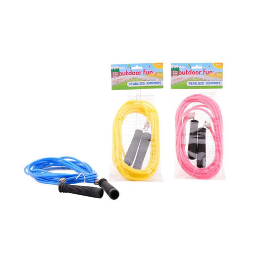 Johntoy parelmoer springtouw 5m