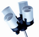 Falcon Eyes Lamphouder LH-4HU 4 x E27+ Paraplu Houder