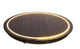 Ideas 4 seasons houten plaat met neonlicht ã˜28x2,6 cm touch bediening zwart