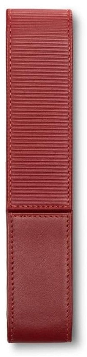 Lamy a314 etui rood | lederen etui van zacht nappaleer | voor 1 schrijfinstrument | hoogwaardig elegant | ideaal als cadeau of voor op reis