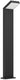 Eglo grottazzolina staande lamp buiten - led - 80 cm - zwart melkkleurig