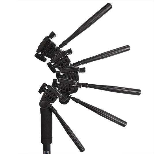 Falcon eyes eenbeenstatief + 3 weg kop mp-3 4 secties 178 cm