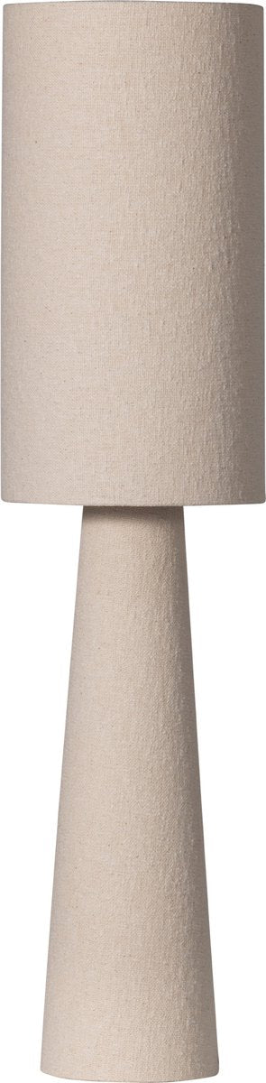 Woood loft tafellamp - metaal bouclé - naturel - 90xø22 cm