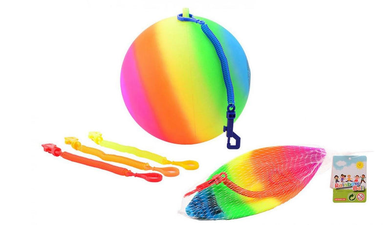 Load image into Gallery viewer, Johntoy regenboogbal bungeebal
