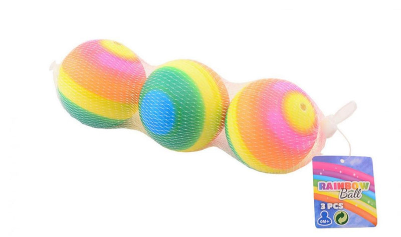 Load image into Gallery viewer, Johntoy regenboog ballen, 3st.
