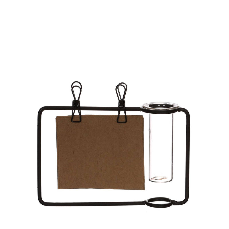 Load image into Gallery viewer, Ideas 4 seasons standaard met clip en vaas ''thank you'' met buis 12x2,5x8cm
