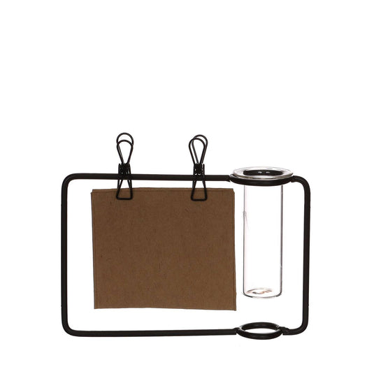 Ideas 4 seasons standaard met clip en vaas ''thank you'' met buis 12x2,5x8cm
