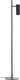 Brilliant marty - vloerlamp - led gu10 - zwart