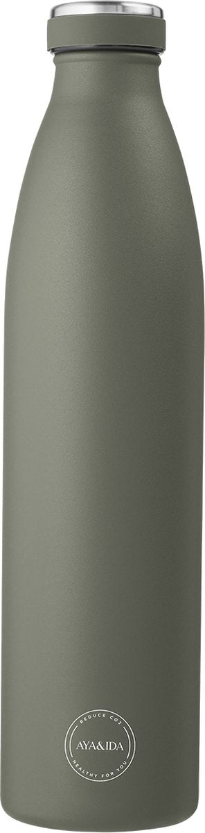 Aya ida - drinking bottle - thermosfles - waterfles - 1000ml - tropical green