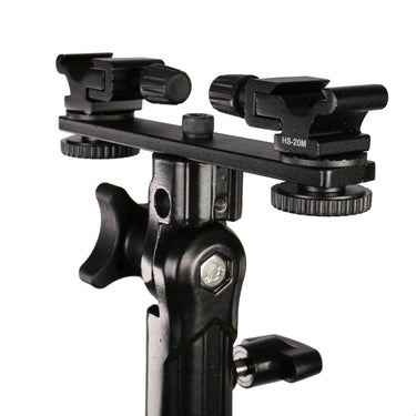 Falcon eyes twin mount tilting bracket + 2 x flitsschoen cld-14a