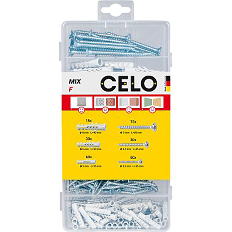 Load image into Gallery viewer, Celo 1069755 - assortment box f5,f6,f8 inclusief schroeven | 5 stuks
