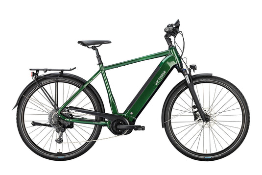 Victoria elektrische trekkingfiets tresalo 12 mod. 24 ebike vict.tres. 12 28 55 diam. 9sp emerald green