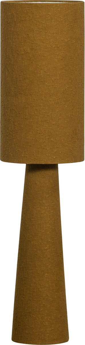 Woood tafellamp loft - metaal bouclé - tapenade - 90xø22 cm