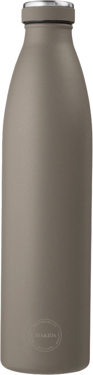 Aya ida - drinking bottle - thermosfles - waterfles - 1000ml - driftwoood