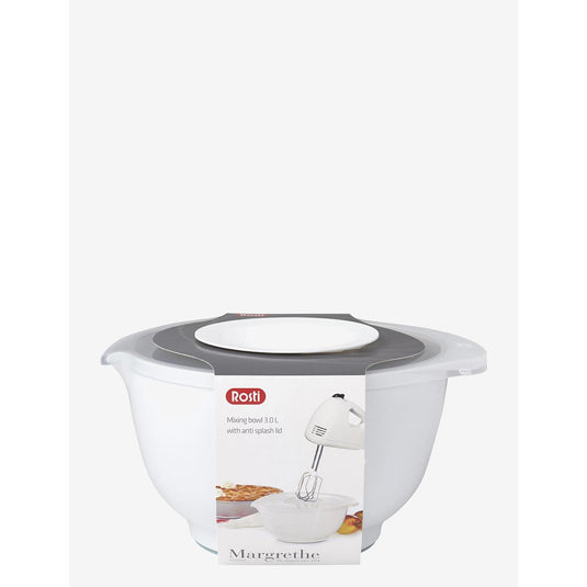 Rosti margrethe beslagkom 3l met deksel wit