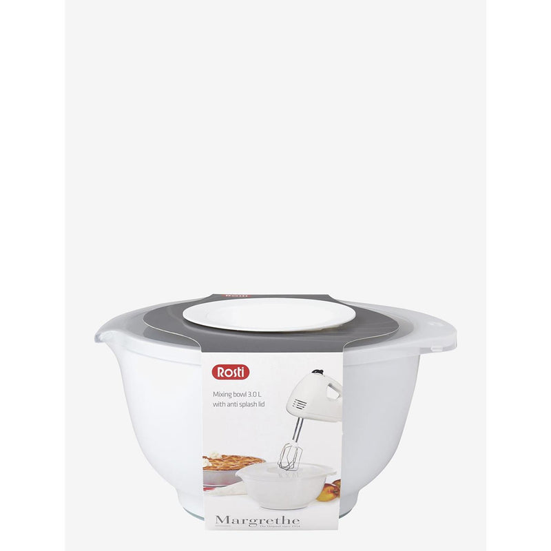 Load image into Gallery viewer, Rosti margrethe beslagkom duma 3l met anti-spatdeksel white
