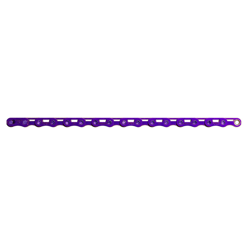 Load image into Gallery viewer, Sram ketting force e1 flattop 12 13speed 114 links with powerlock paars
