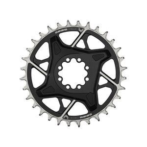 Sram kettingblad t-type eagle 32t dm - 6mm offset xx downhill zwart