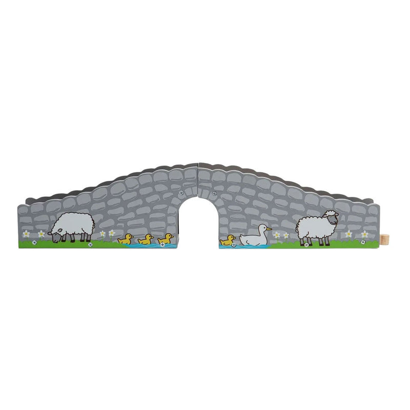Load image into Gallery viewer, Bigjigs houten rails - boerderijbrug
