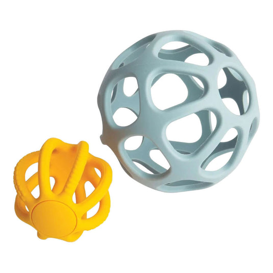 Bigjigs siliconen bijtspeelgoed - 2dlg.