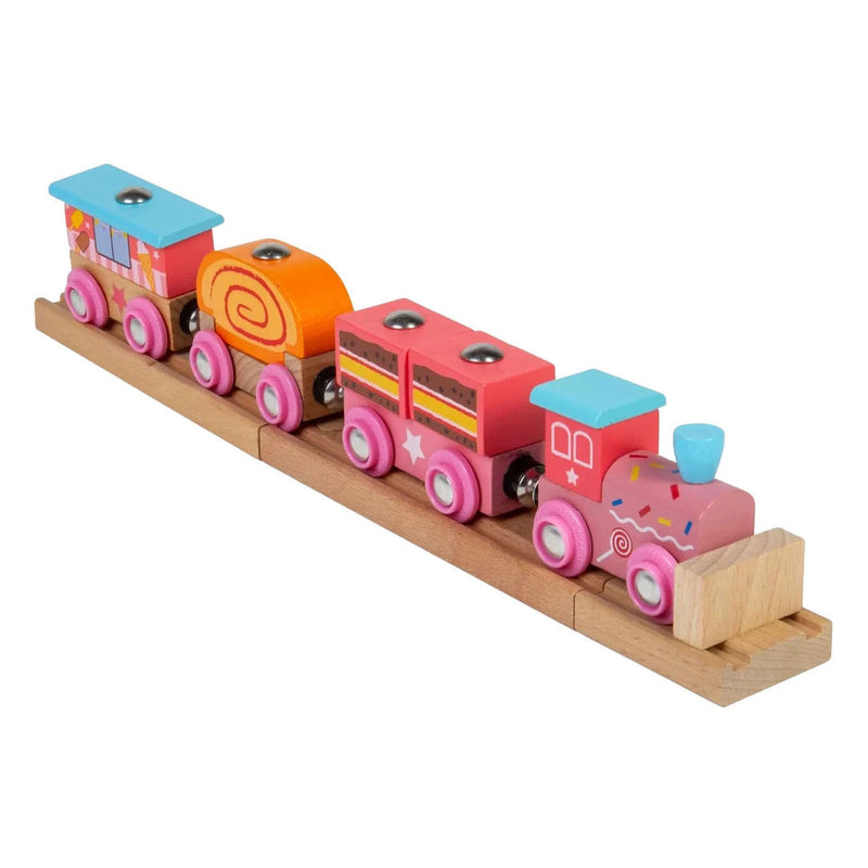 Load image into Gallery viewer, Bigjigs houten snoeptrein - 10dlg.
